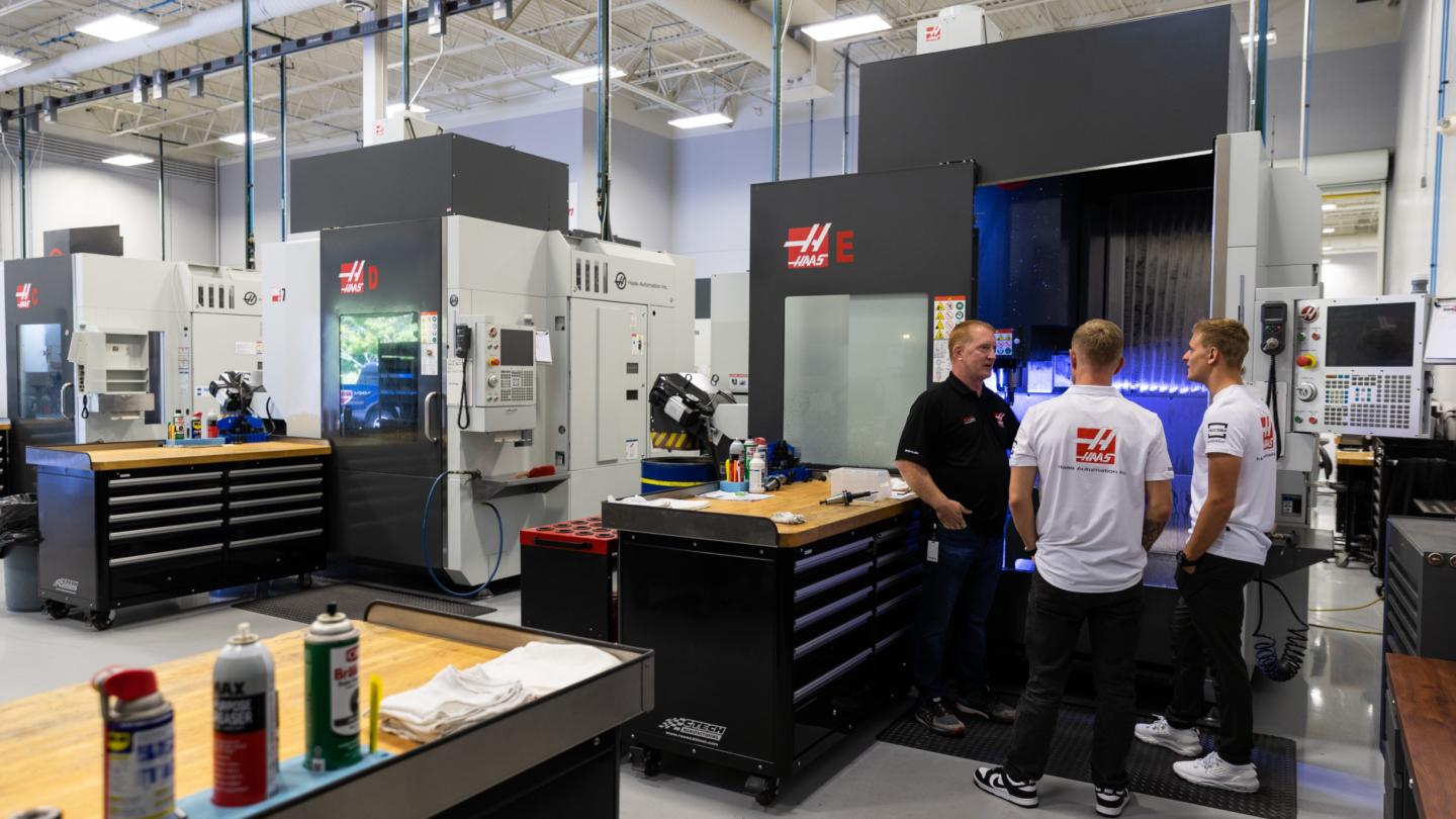 Haas F1 Team CNC Shop in North Karolina